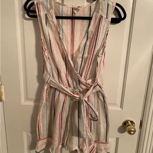 Wrap and tie romper